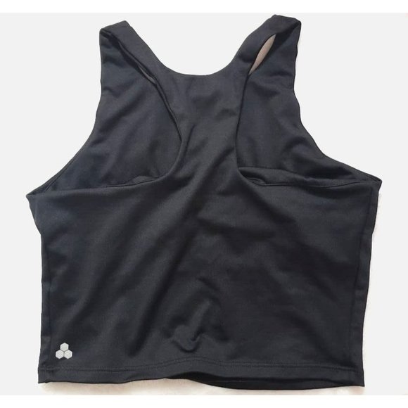 Girls Sports Bra Tek Gear Low Impact Black Color Size Large (10/12) - Picture 3 of 6